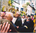 Photo: St Yves Procession - Maison de Granit, Treguiers, France